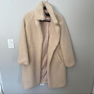 Lucky brand faux shearling coat